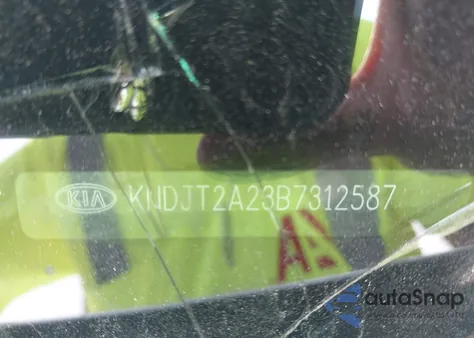 2011 Kia Soul + from USA, damaged, VIN KNDJT2A23B7312587